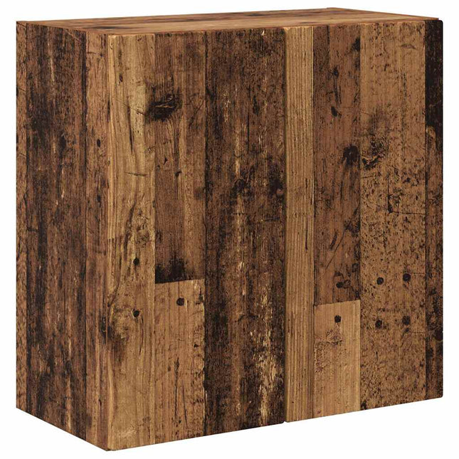 TV vægskab 59,5 x 31 x 60 cm Gammelt træ Konstrueret træ
