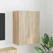 TV vægskab Sonoma eg 59,5 x 31 x 80 cm Konstrueret træ