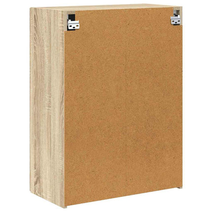 TV vægskab Sonoma eg 59,5 x 31 x 80 cm Konstrueret træ