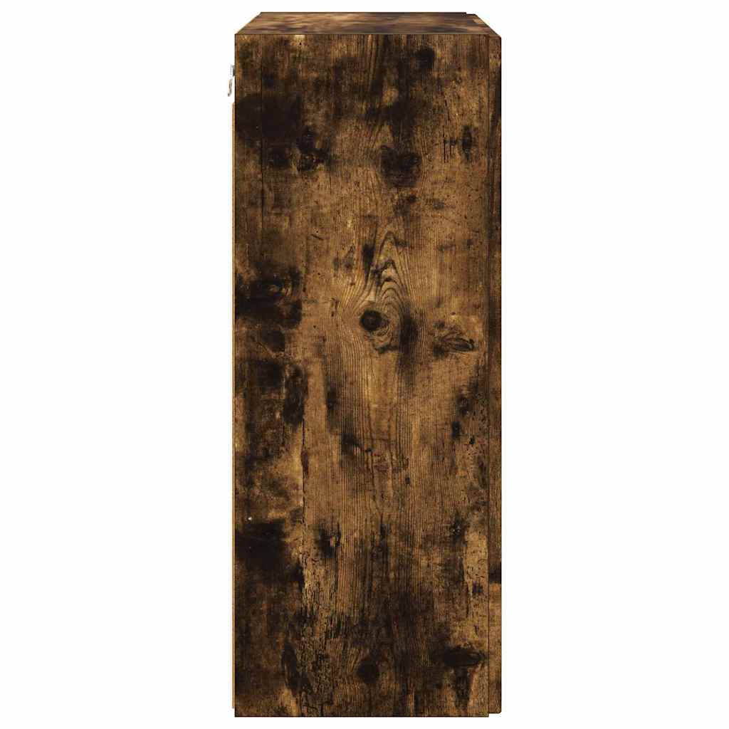 TV vægskab Røget eg 59,5 x 31 x 80 cm Konstrueret træ