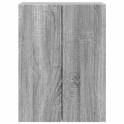 TV vægskab 59,5 x 31 x 80 cm Grå Sonoma Konstrueret træ