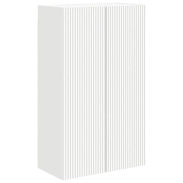 TV vægskab 59,5 x 31 x 100 cm Hvid Konstrueret træ