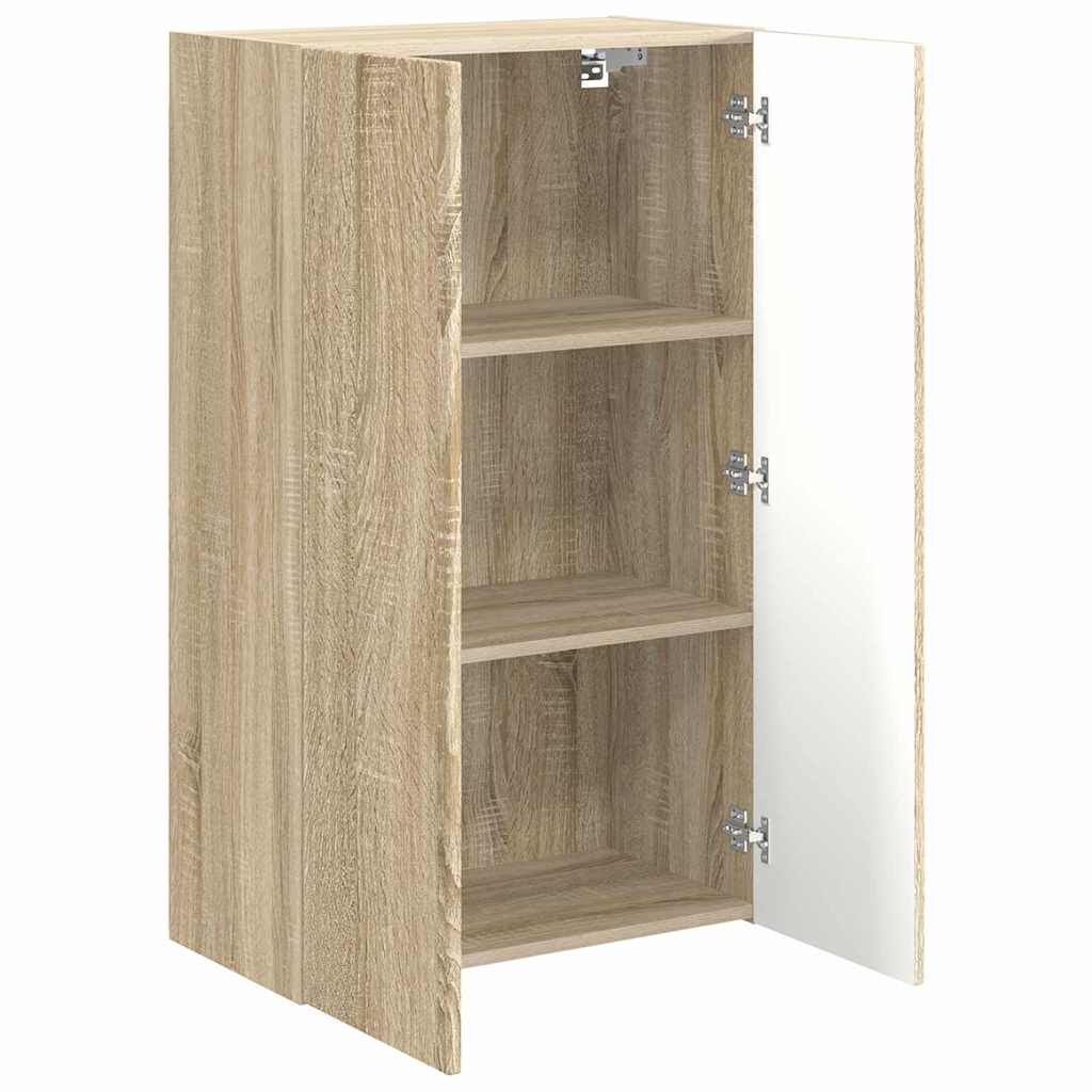 TV vægskab Sonoma eg 59,5 x 31 x 100 cm Konstrueret træ