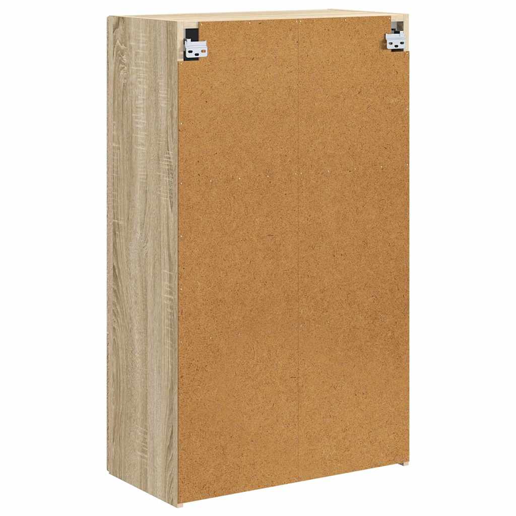 TV vægskab Sonoma eg 59,5 x 31 x 100 cm Konstrueret træ