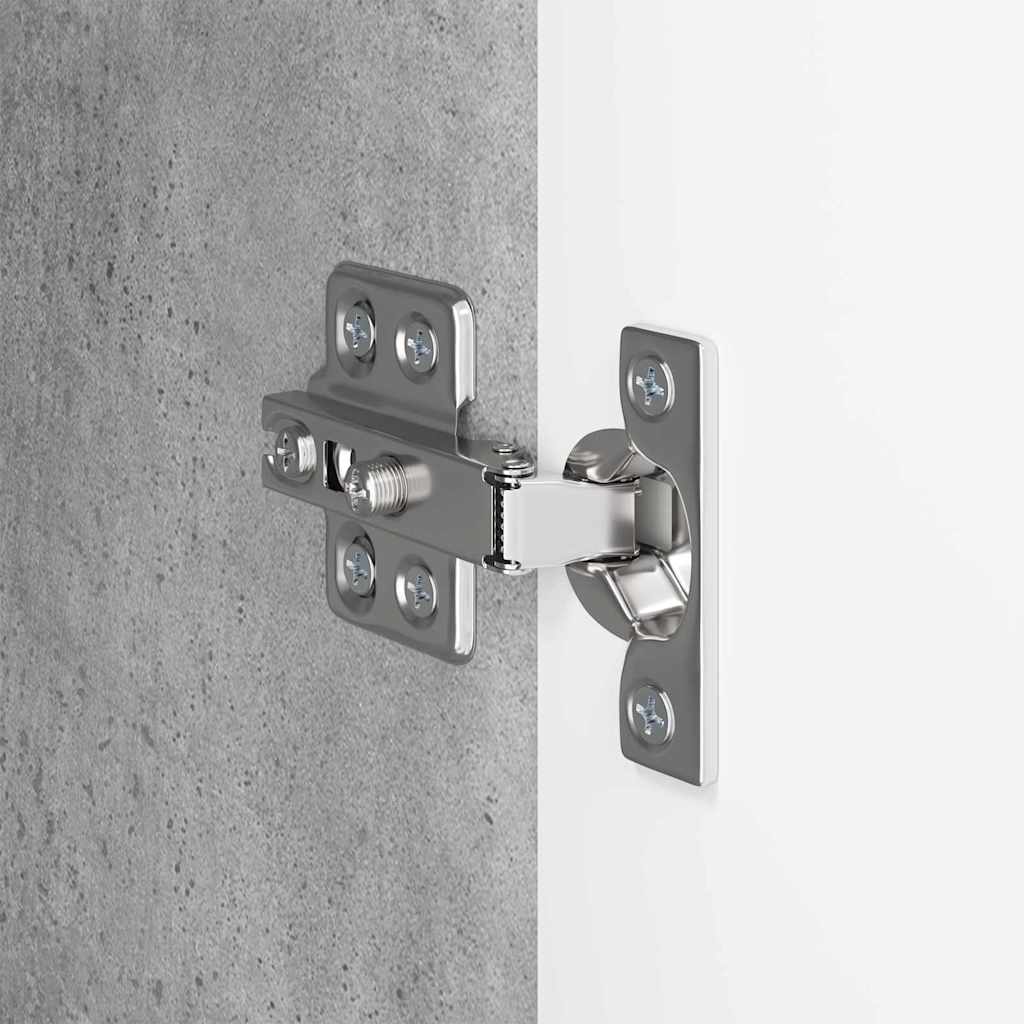 TV vægskab Beton Grå 59,5 x 31 x 100 cm Konstrueret træ