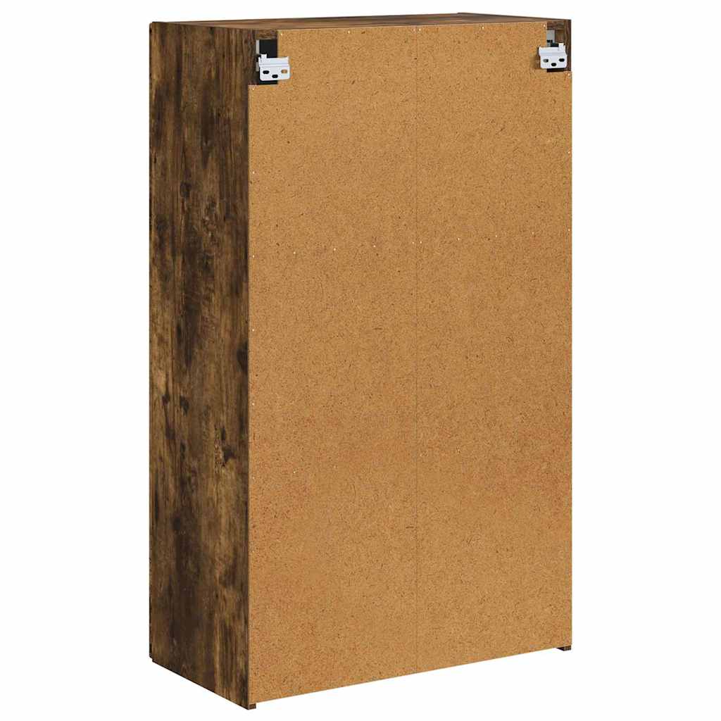 TV vægskab Røget eg 59,5 x 31 x 100 cm Konstrueret træ