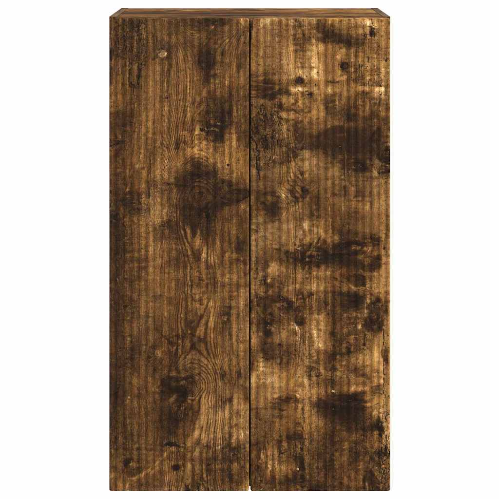 TV vægskab Røget eg 59,5 x 31 x 100 cm Konstrueret træ