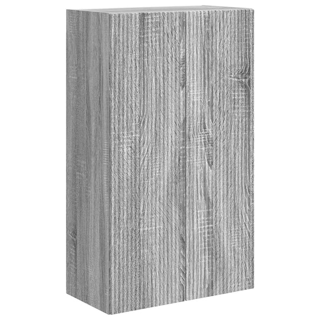 TV vægskab 59,5 x 31 x 100 cm Grå Sonoma Konstrueret træ