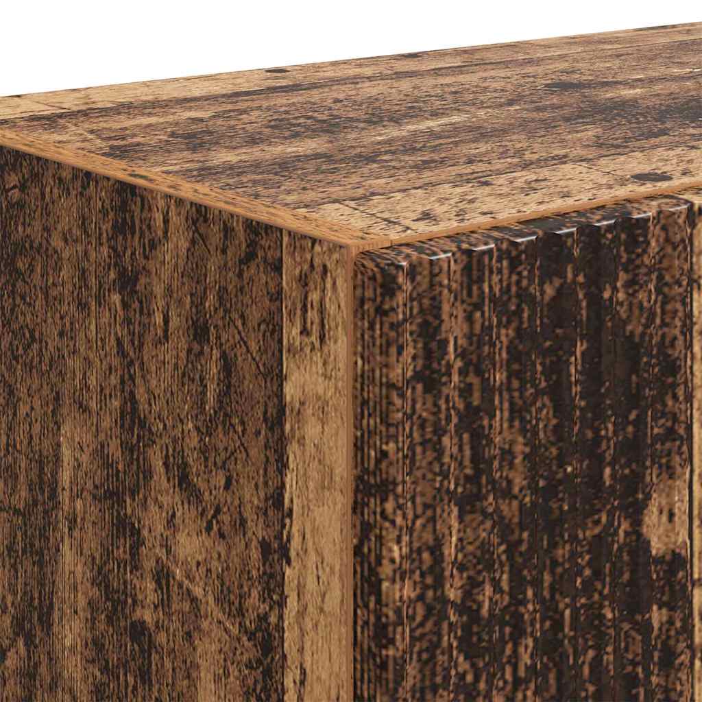 TV vægskab Gammelt træ 59,5 x 31 x 100 cm Konstrueret træ