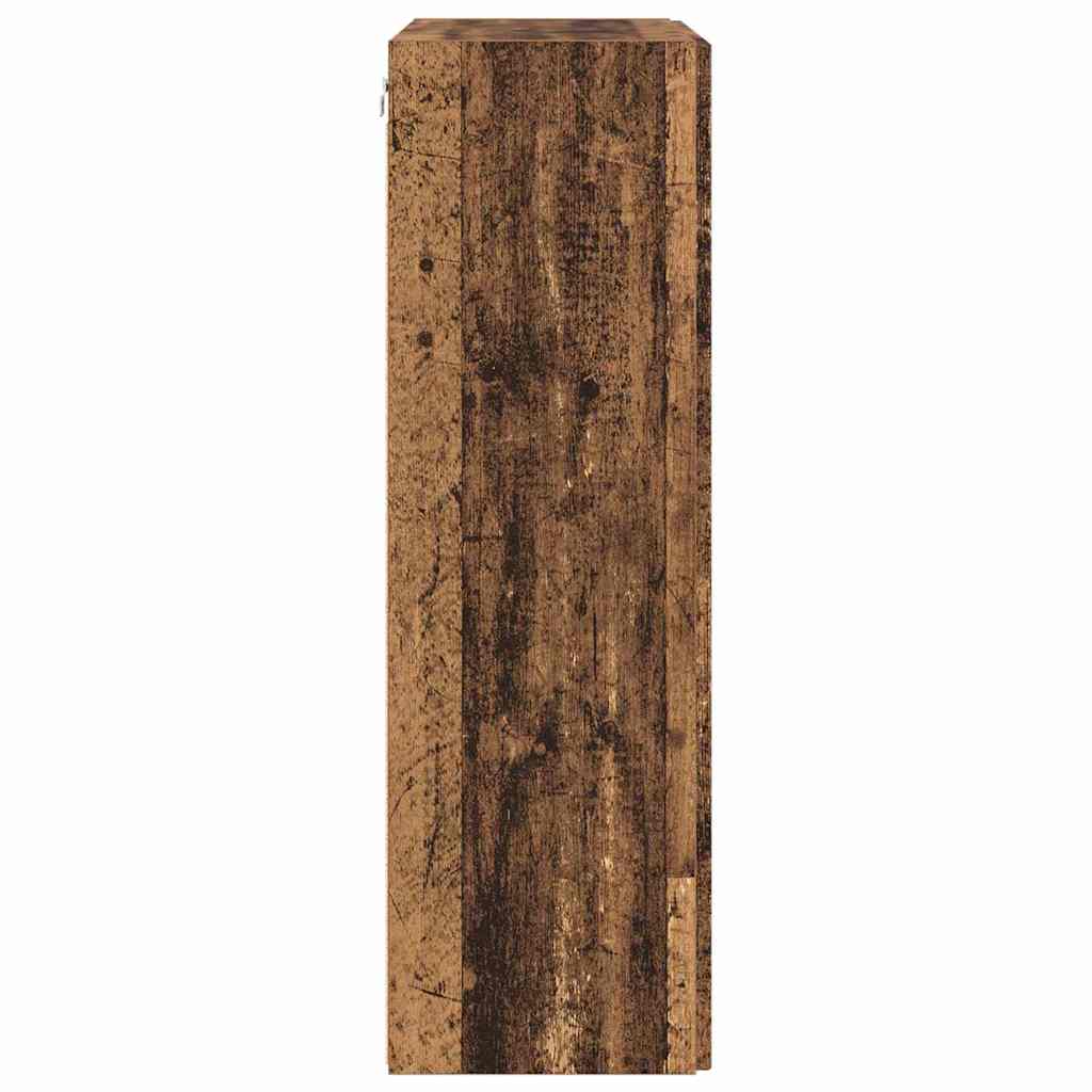TV vægskab Gammelt træ 59,5 x 31 x 100 cm Konstrueret træ