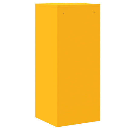 Fil kabinett Sennepsgul 45,5 x 42 x 106,5 cm Koldvalset Stål
