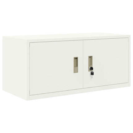 Opbevaringsskab Hvid 90 x 40 x 40 cm Stål