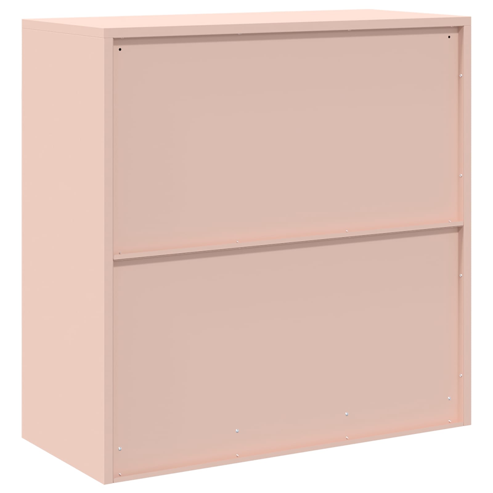 Opbevaringsskab Lyserød 90 x 40 x 90 cm Stål