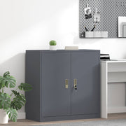 Opbevaringsskab Antracit 90 x 40 x 90 cm Stål