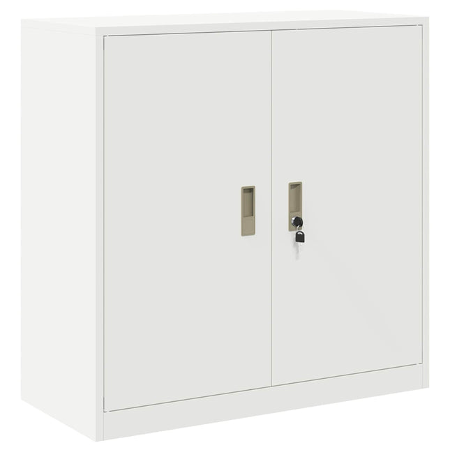 Opbevaringsskab Hvid 90 x 40 x 90 cm Stål