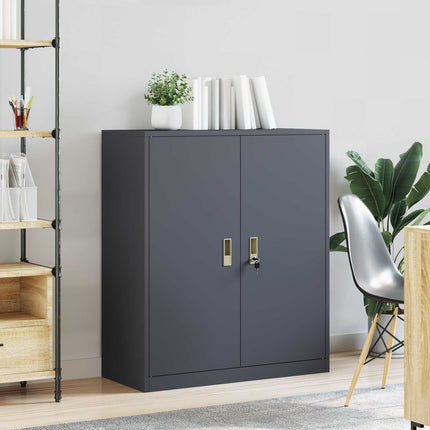Opbevaringsskab Antracit 90 x 40 x 105 cm Stål