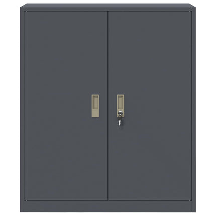 Opbevaringsskab Antracit 90 x 40 x 105 cm Stål