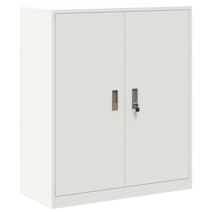 Opbevaringsskab Hvid 90 x 40 x 105 cm Stål