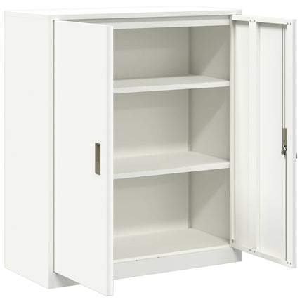Opbevaringsskab Hvid 90 x 40 x 105 cm Stål