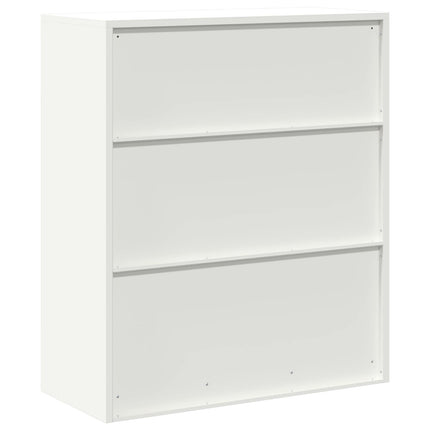 Opbevaringsskab Hvid 90 x 40 x 105 cm Stål