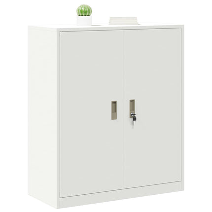 Opbevaringsskab Hvid 90 x 40 x 105 cm Stål