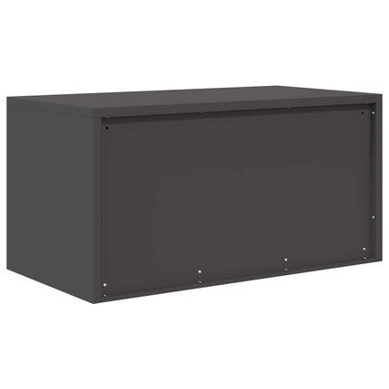Opbevaringsskab Sort 80 x 40 x 40 cm Stål