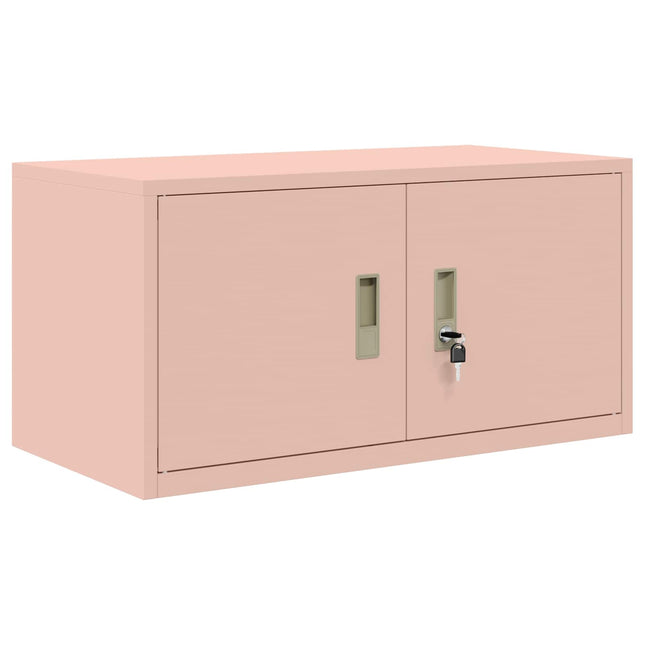 Opbevaringsskab Lyserød 80 x 40 x 40 cm Stål