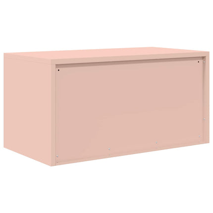 Opbevaringsskab Lyserød 80 x 40 x 40 cm Stål