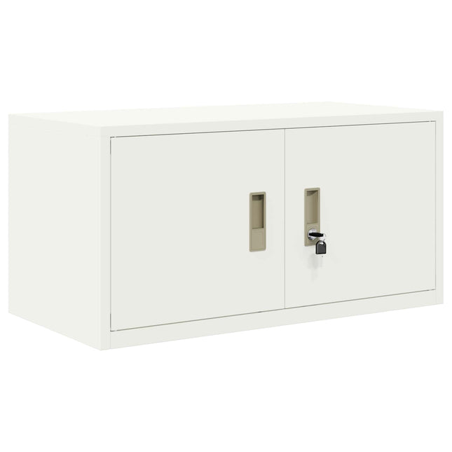 Opbevaringsskab Hvid 80 x 40 x 40 cm Stål