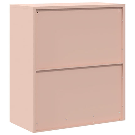 Opbevaringsskab Lyserød 80 x 40 x 90 cm Stål