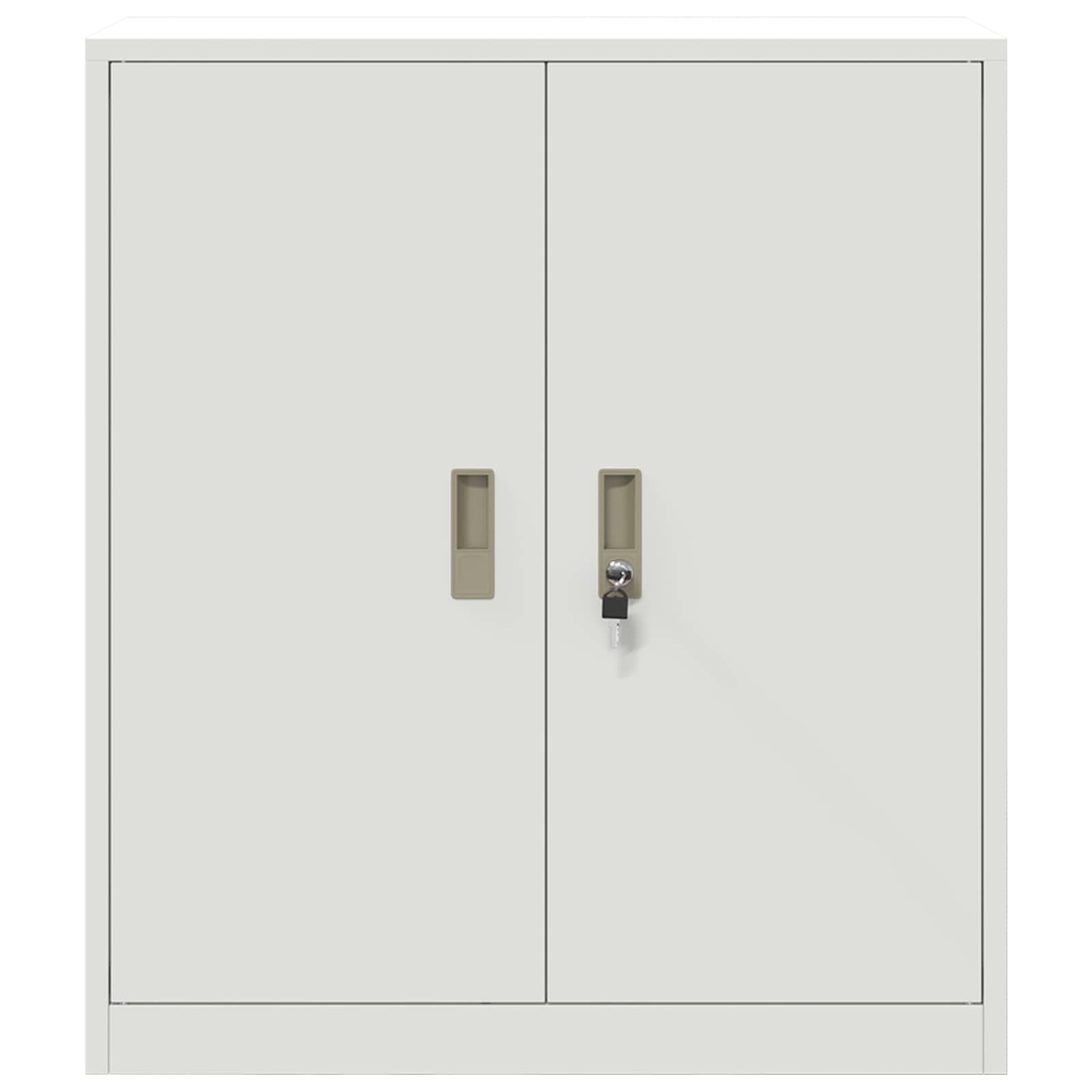 Opbevaringsskab Hvid 80 x 40 x 90 cm Stål