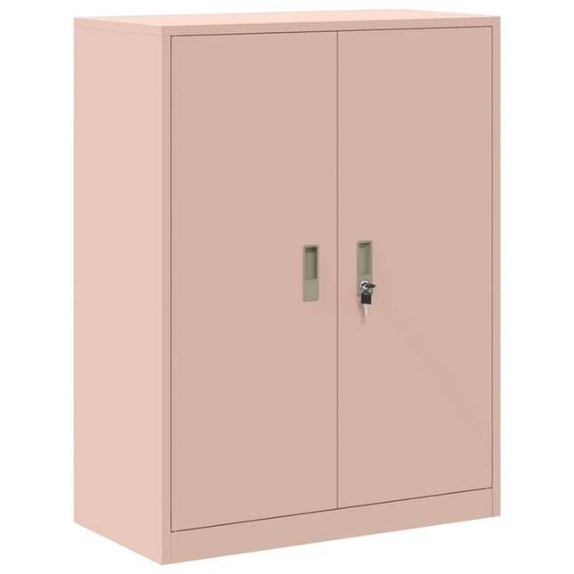 Opbevaringsskab Lyserød 80 x 40 x 105 cm Stål