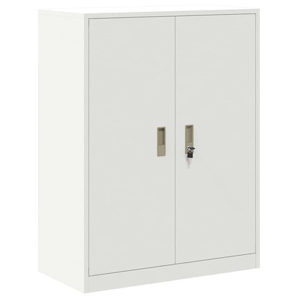 Opbevaringsskab Hvid 80 x 40 x 105 cm Stål