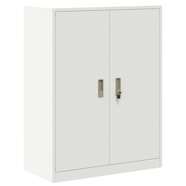 Opbevaringsskab Hvid 80 x 40 x 105 cm Stål