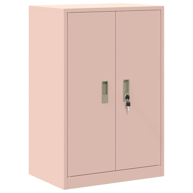 Opbevaringsskab Lyserød 60 x 40 x 90 cm Stål