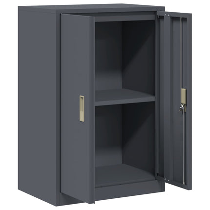 Opbevaringsskab Antracit 60 x 40 x 90 cm Stål