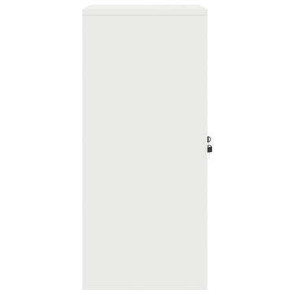 Opbevaringsskab Hvid 60 x 40 x 90 cm Stål