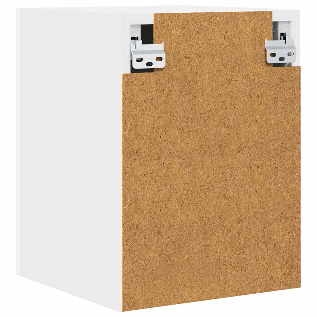 Hængeskab med dør 2 pcs Hvid 30 x 31 x 40 cm Konstrueret træ