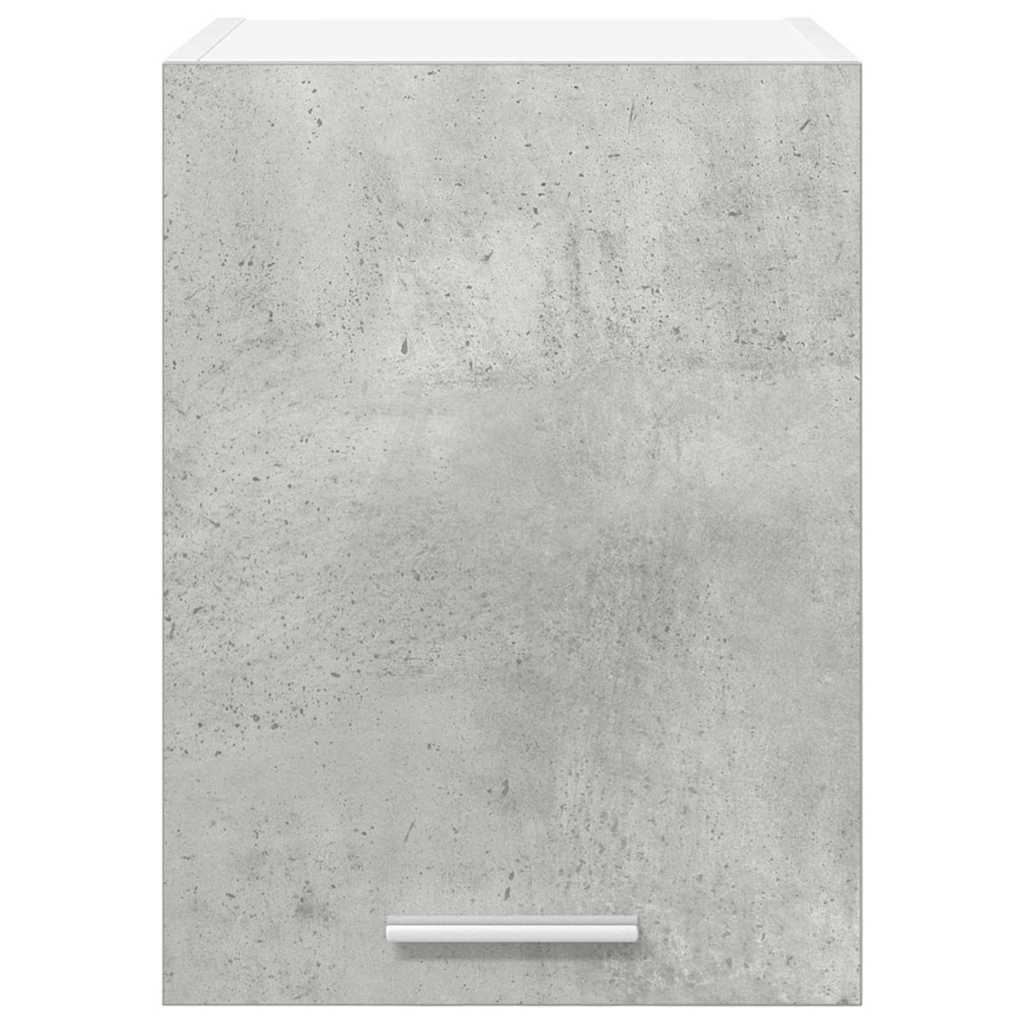 Hængeskab med dør 2 pcs Beton grå og hvid 30 x 31 x 40 cm