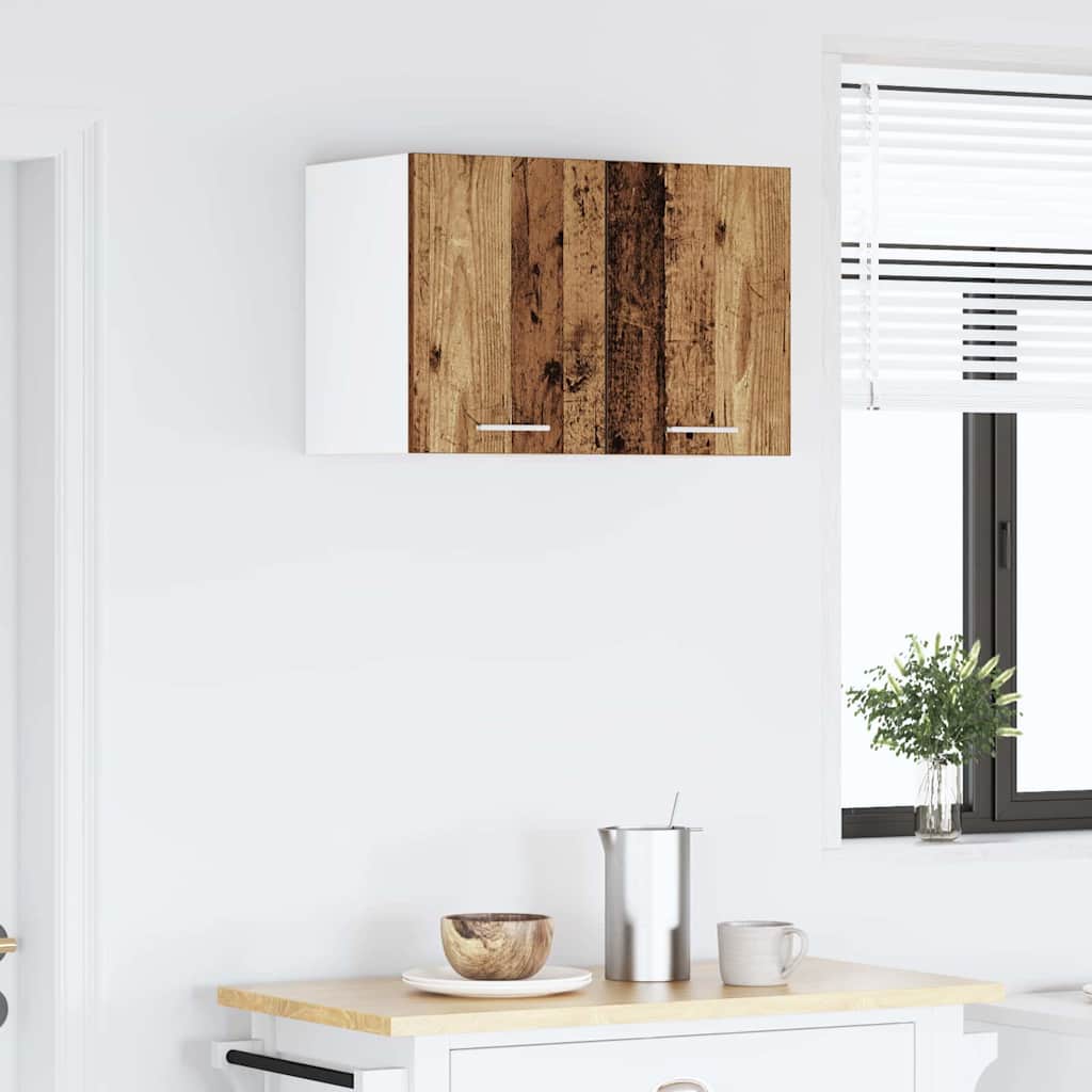 Hængeskab Gammelt træ og Hvid 30 x 31 x 40 cm Konstrueret træ
