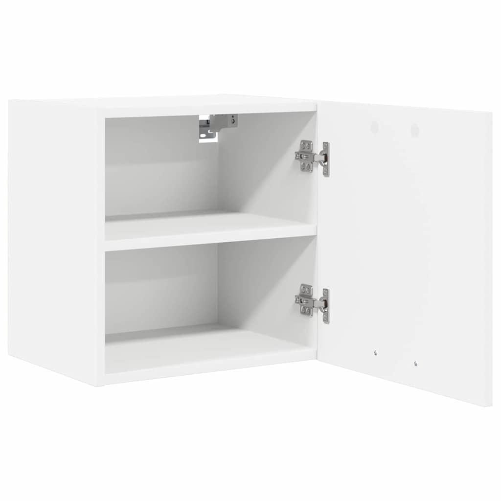 Hængeskab med dør 2 pcs Hvid 40 x 31 x 40 cm Konstrueret træ