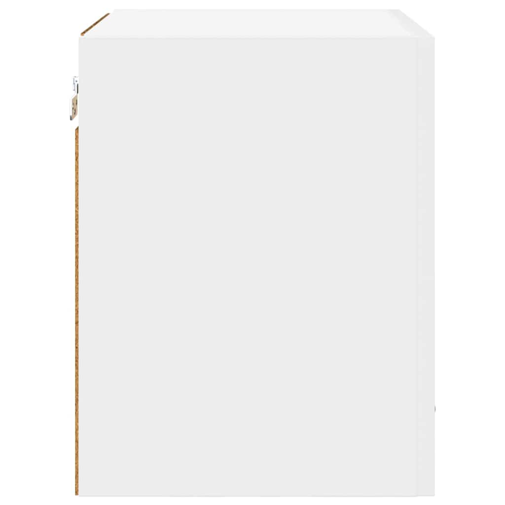 Hængeskab med dør 2 pcs Hvid 40 x 31 x 40 cm Konstrueret træ