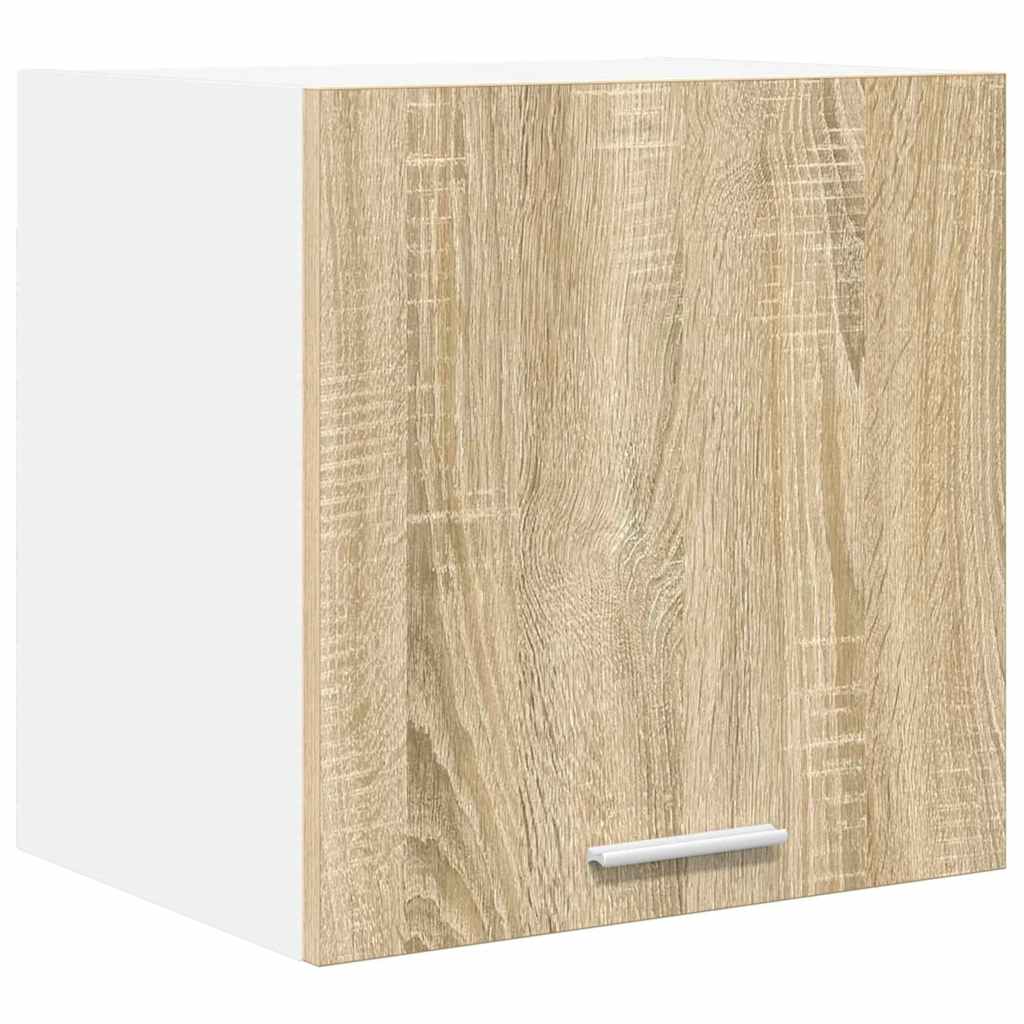 Hængeskab med dør Riga 2 pcs Sonoma Eg og Hvid 40 x 31 x 40 cm