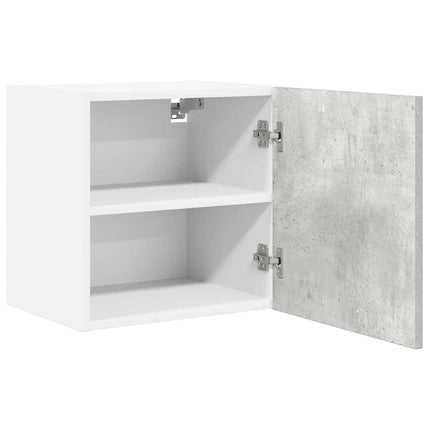 Hængeskab Beton grå og hvid 40 x 31 x 40 cm Konstrueret træ