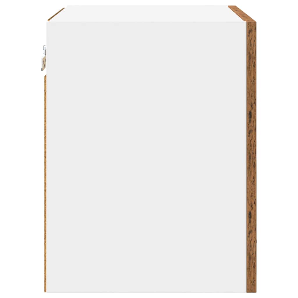 Hængeskab Gammelt træ og Hvid 40 x 31 x 40 cm Konstrueret træ