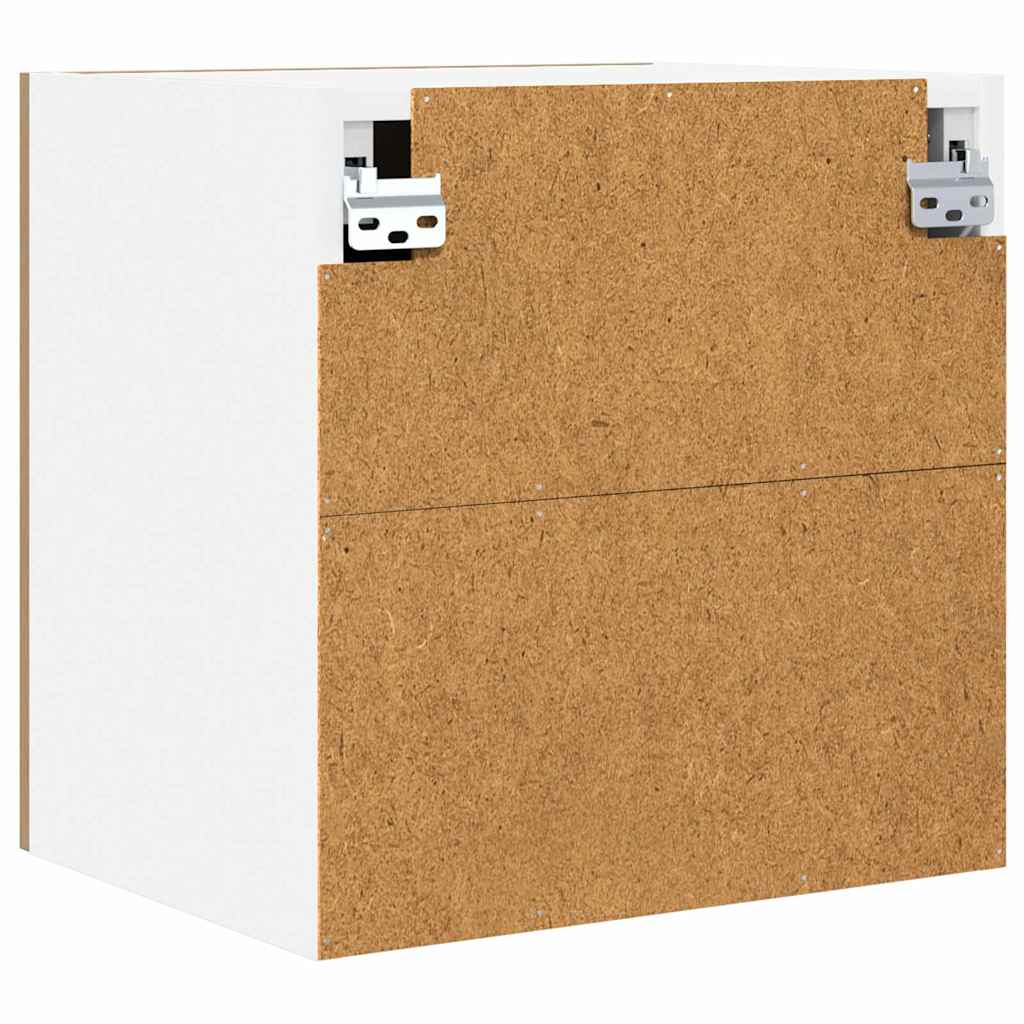 Hængeskab med dør 2 pcs Artisan eg og hvid 40 x 31 x 40 cm
