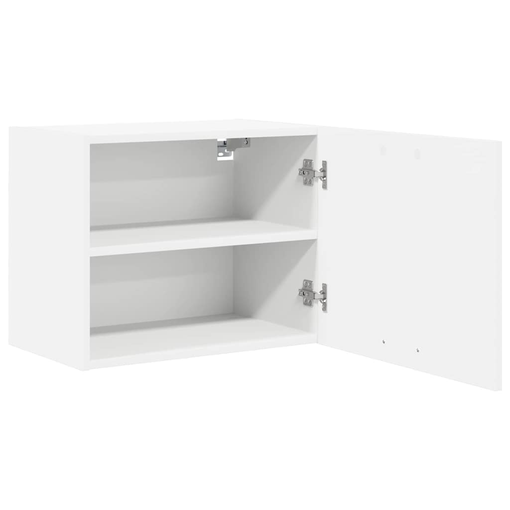 Hængeskab med dør 2 pcs Hvid 50 x 31 x 40 cm Konstrueret træ