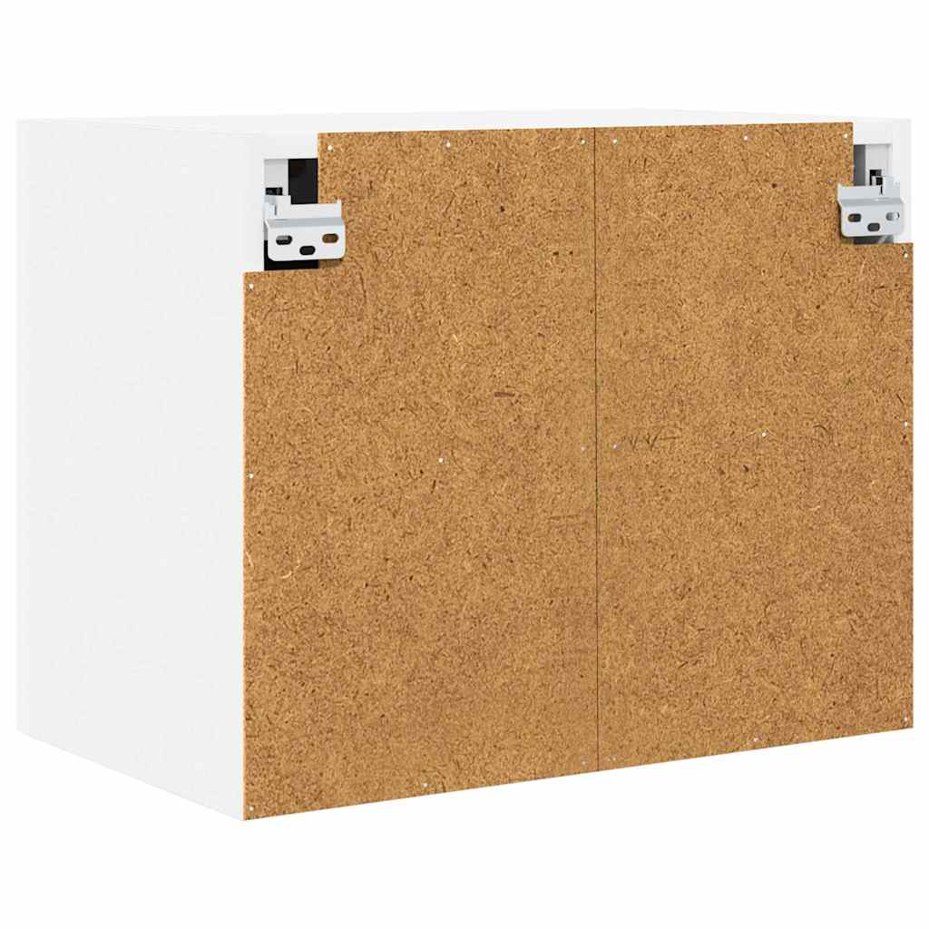 Hængeskab med dør 2 pcs Hvid 50 x 31 x 40 cm Konstrueret træ