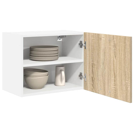 Hængeskab Sonoma Eg og Hvid 50 x 31 x 40 cm Konstrueret træ