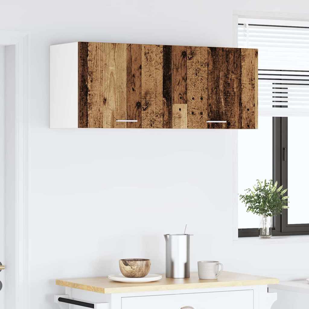 Hængeskab Gammelt træ og Hvid 50 x 31 x 40 cm Konstrueret træ